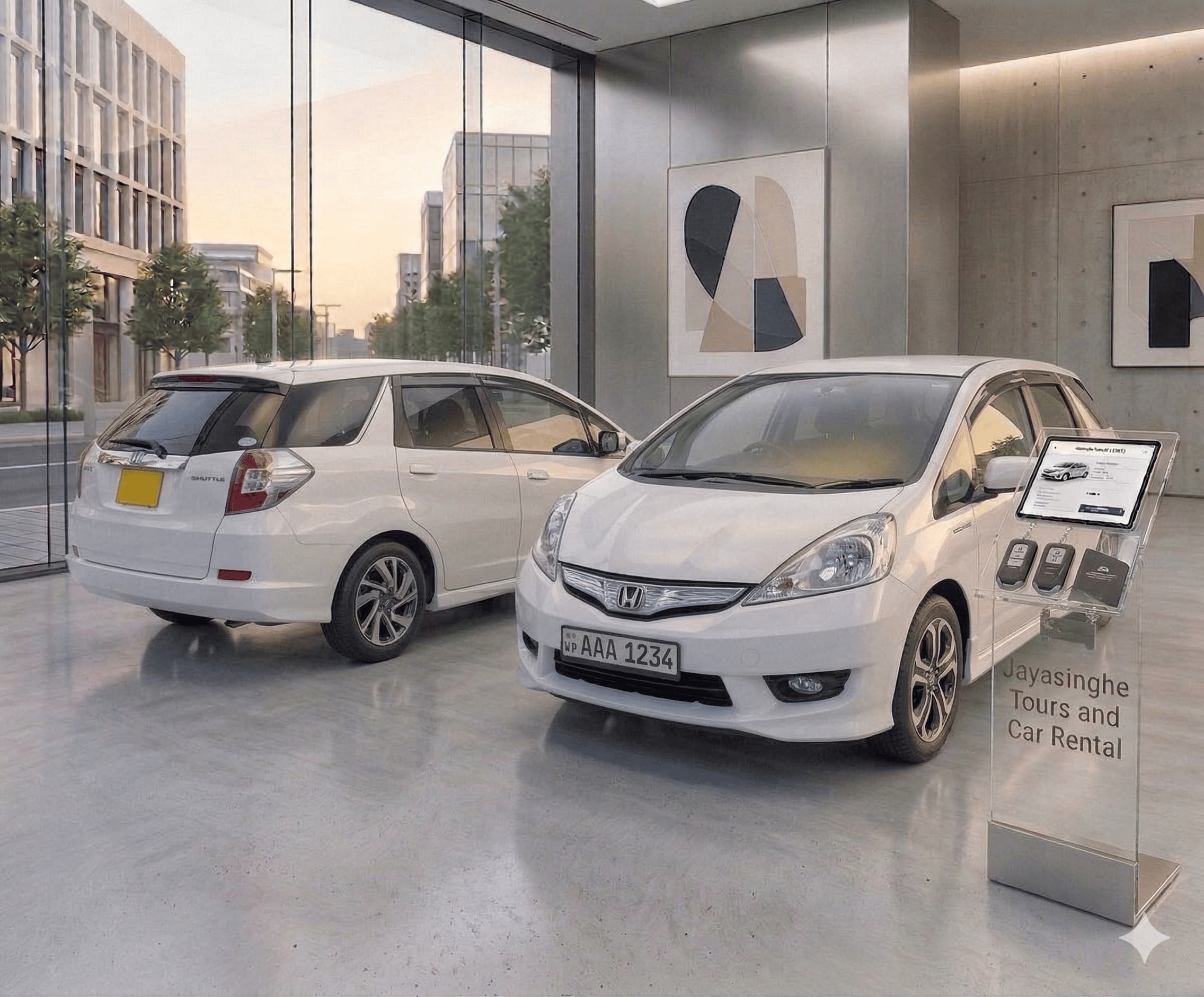 honda fit shuttle car rental srilanka