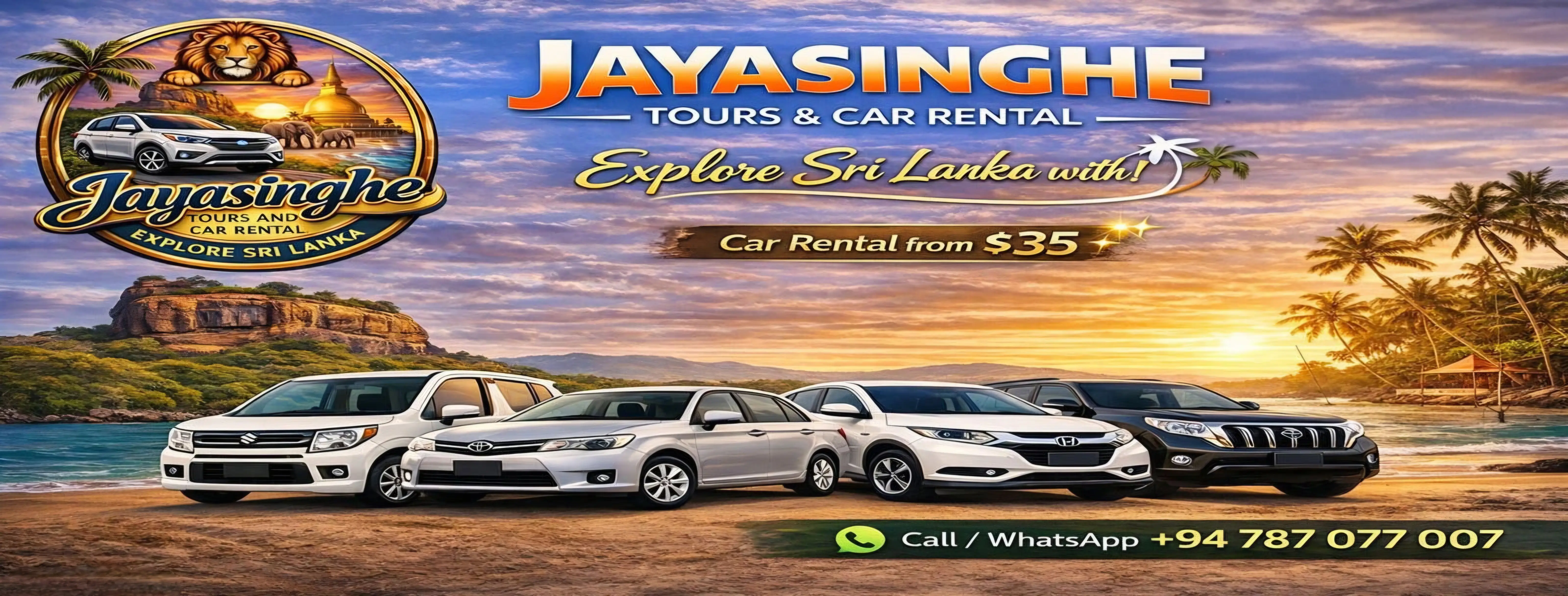 Premium Car Rental Sri Lanka - Professional Driver Guides