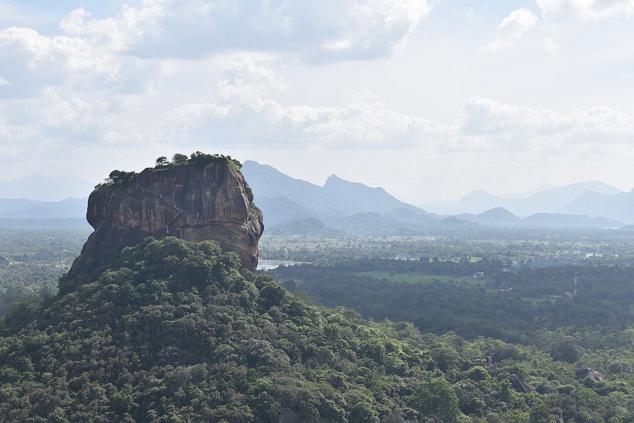 Sigiriya Lion Rock rising above the Sri Lanka jungle — 7-Day tour starting point